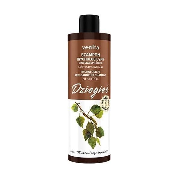 VENITA Trichological Formula Szampon trychologiczny do włosów z tendencją do łupieżu - Dziegieć 300 ml