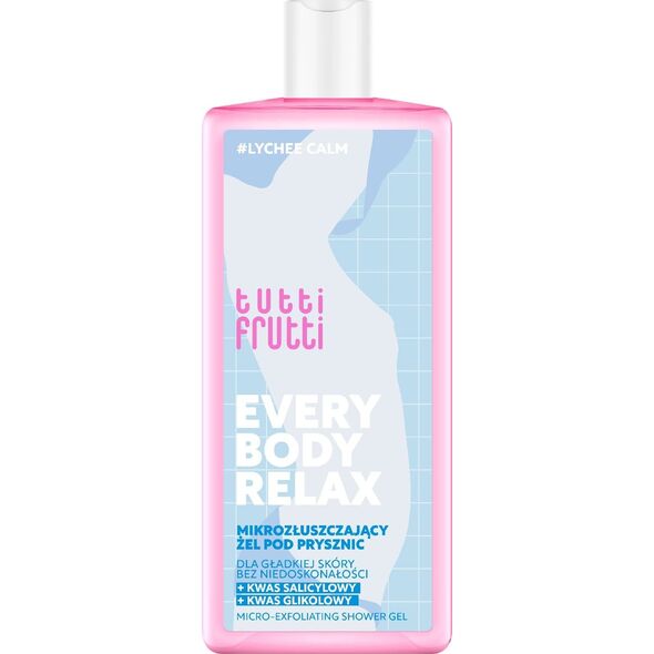 TUTTI FRUTTI Everybody Relax Mikrozłuszczający żel pod prysznic 400 ml