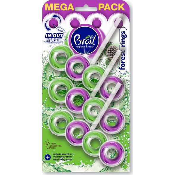 Brait Kostka wc 2-faz 3x40g rings florest 120g