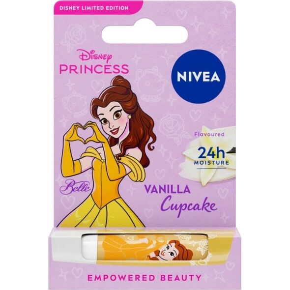 Nivea Disney Limited Edition pielęgnująca pomadka do ust Vanilla Cupcake 4.8g