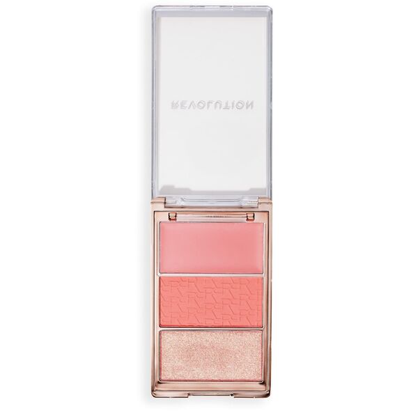 REVOLUTION Paleta różów do policzków Icon Palette Authentic Peach