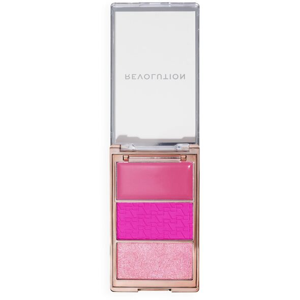 REVOLUTION Paleta Różów do policzków Icon Hot Pink Flag