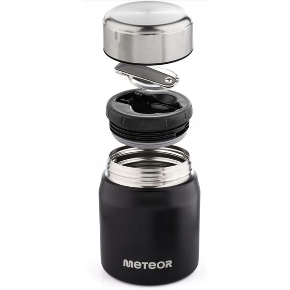 Termos obiadowy na zupę lunch box METEOR 500ml + łyżka
