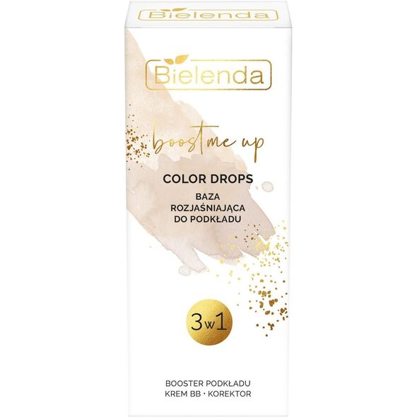 BIELENDA Boost Me Up Baza rozjaśniająca do podkładu 3w1 15 ml