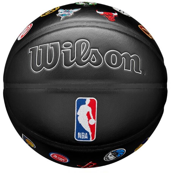 Wilson NBA Όλες οι Ομάδες Premiere Μπάλα WZ4028601XB Μαύρο 7