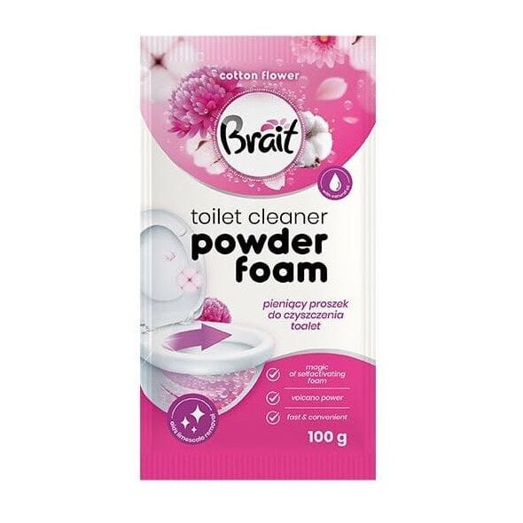 BRAIT Wulkan Pieniący proszek do czyszczenia toalet Cotton Flower 100 g