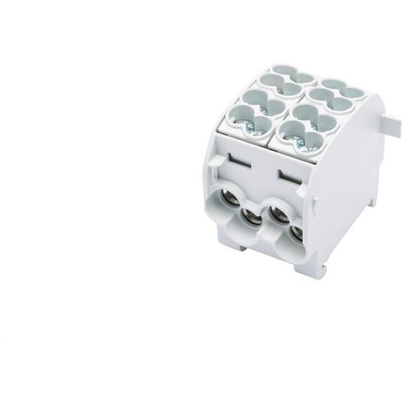 Blok rozdzielczy-odgałęźny Al/Cu SCB 25-2 (80120) SIMBLOCK jednobiegunowy 2x25mm2 szary 81505002