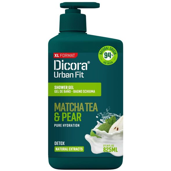 DICORA Żel pod prysznic Herbata Matcha i Gruszka  825 ml