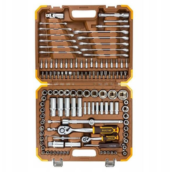 Σετ εργαλείων 1/2" και 1/4" 125 τεμ. (εξάγωνα) (4-32mm)