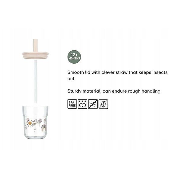 Παιδικό Ποτήρι με Καλαμάκι MIO 250ml Fairy Garden 108023065406