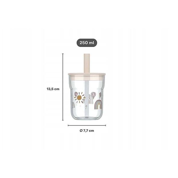 Παιδικό Ποτήρι με Καλαμάκι MIO 250ml Fairy Garden 108023065406
