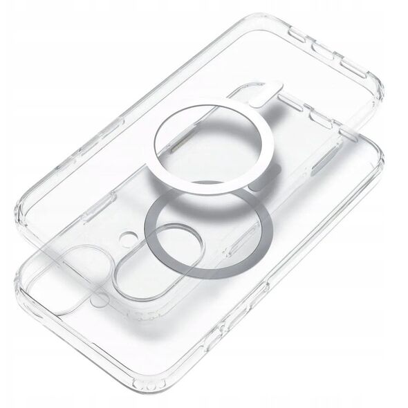 Διαφανής θήκη Clear Elite Mag Cover συμβατή με MagSafe και κουμπί ελέγχου κάμερας, ταιριάζει στο IPHONE 16 PLUS διαφανές