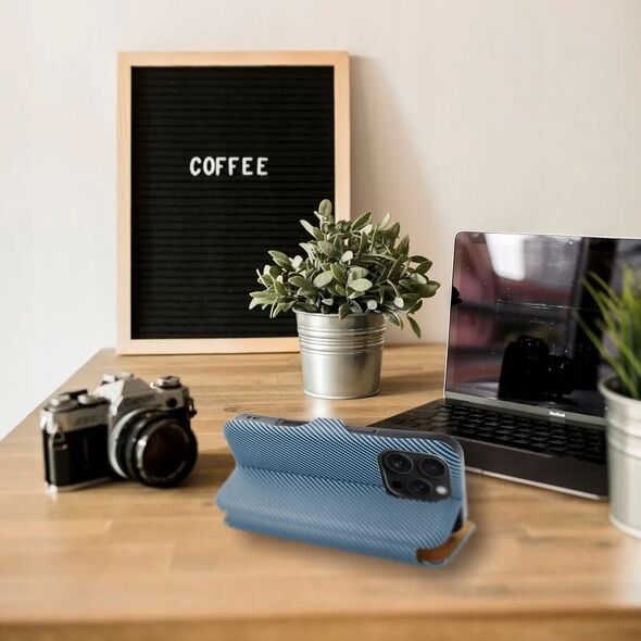 Θήκη FOLIO Side Magnet για IPHONE 16 PLUS μπλε
