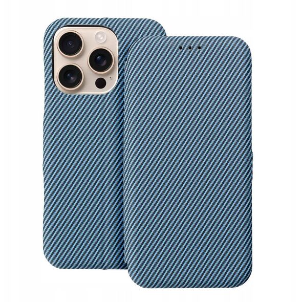 Θήκη FOLIO Side Magnet για IPHONE 16 PRO MAX μπλε