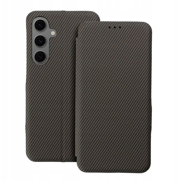 Θήκη FOLIO Side Magnet για SAMSUNG S25 καφέ
