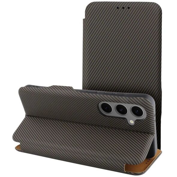 Θήκη FOLIO Side Magnet για SAMSUNG S25 PLUS καφέ