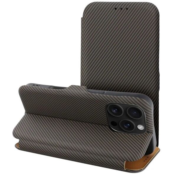 Θήκη FOLIO Side Magnet για IPHONE 16 PRO MAX καφέ