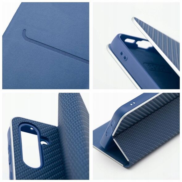 Θήκη LUNA Book Carbon για το XIAOMI 14T Pro μπλε