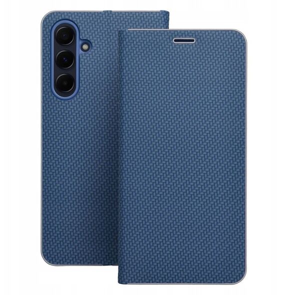 Θήκη LUNA Book Carbon για το XIAOMI 14T Pro μπλε