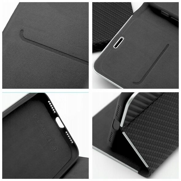 Θήκη LUNA Book Carbon για XIAOMI 14T Pro μαύρο