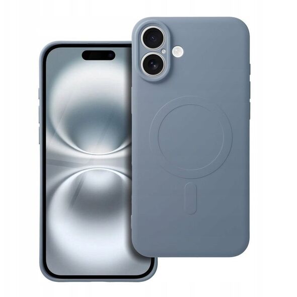 Θήκη σιλικόνης MAG COVER συμβατή με MagSafe για SAMSUNG S25 Plus ανοιχτό μπλε
