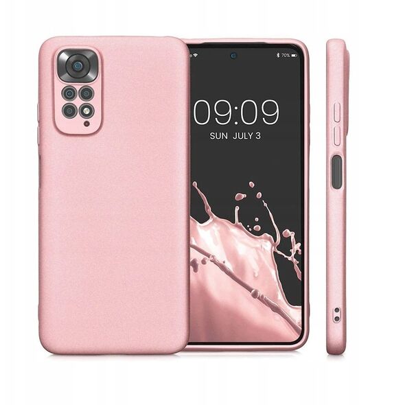 Θήκη METALLIC για XIAOMI Redmi NOTE 14 Pro 5G ροζ
