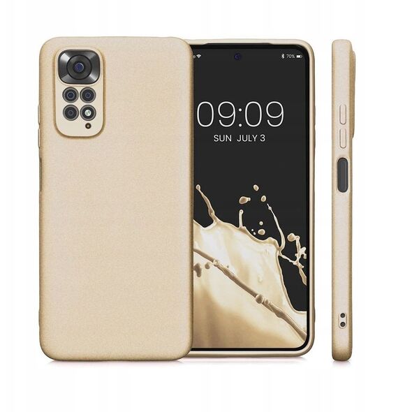 Θήκη METALLIC για XIAOMI Redmi NOTE 14 Pro 5G χρυσό