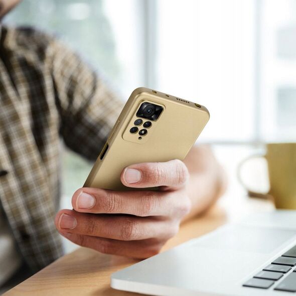Θήκη METALLIC για XIAOMI Redmi NOTE 14 Pro Plus 5G χρυσό