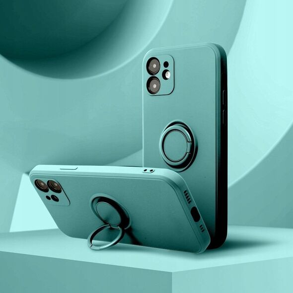 Θήκη SILICONE RING για XIAOMI Redmi Note 14 Pro 5G πράσινο