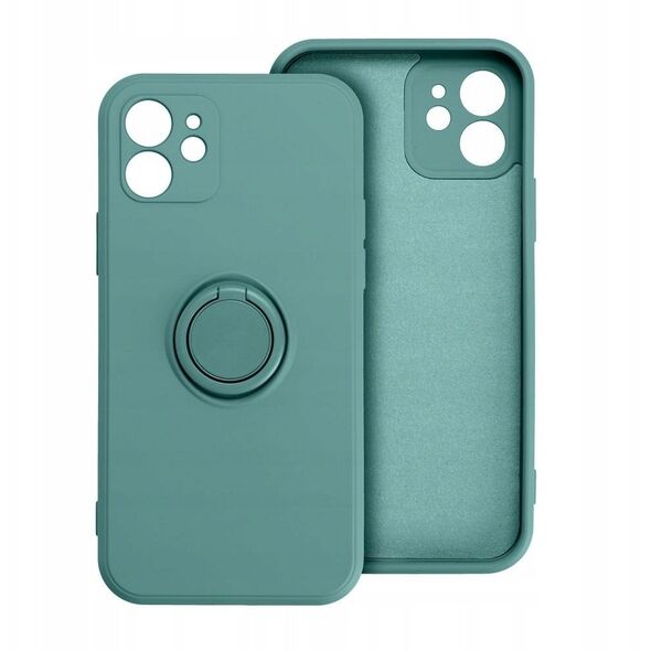 Θήκη SILICONE RING για XIAOMI Redmi Note 14 Pro Plus 5G πράσινο