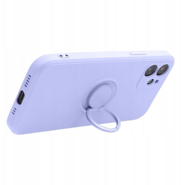 Θήκη SILICONE RING για XIAOMI Redmi Note 14 Pro Plus 5G μωβ