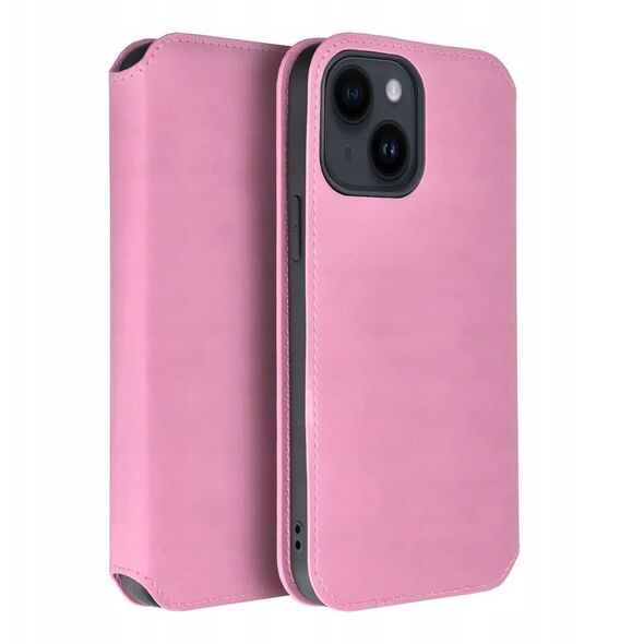Θήκη DUAL POCKET Book για XIAOMI Redmi Note 14 5G ανοιχτό ροζ
