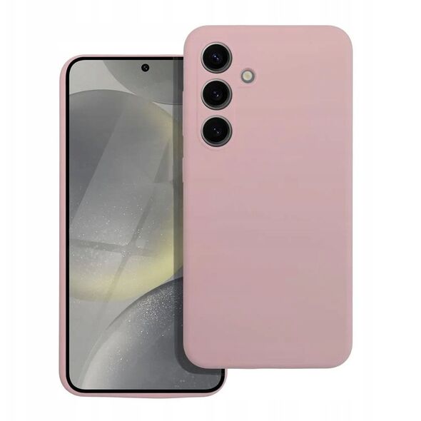 Θήκη ΣΙΛΙΚΟΝΗΣ 2mm για SAMSUNG S25 Edge ροζ πούδρας