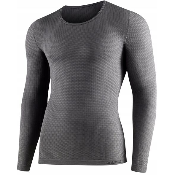 LS1085U Μπλούζα Βάσης με μακρύ μανίκι unisex γκρι S