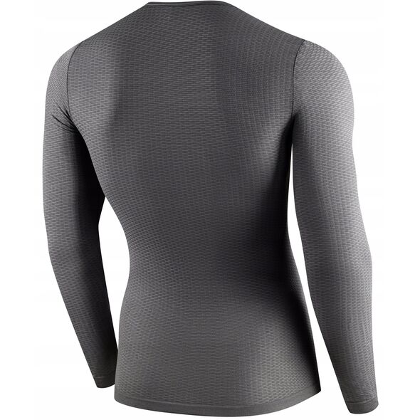 LS1085U Μπλούζα Βάσης με μακρύ μανίκι unisex γκρι S