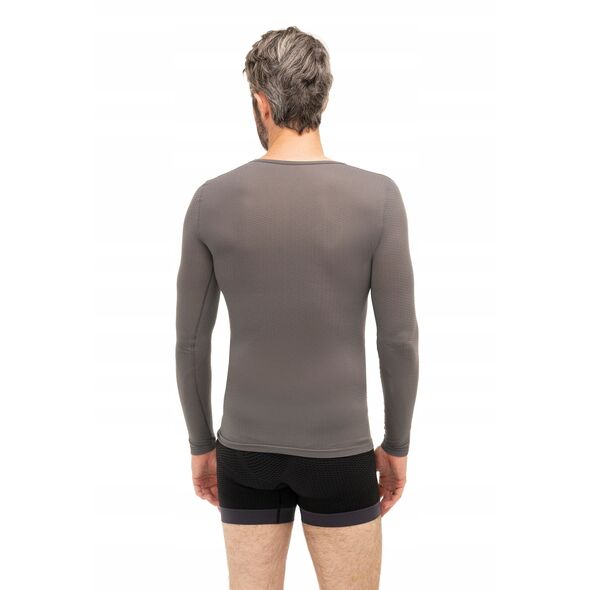 LS1085U Μπλούζα Βάσης με μακρύ μανίκι unisex γκρι S