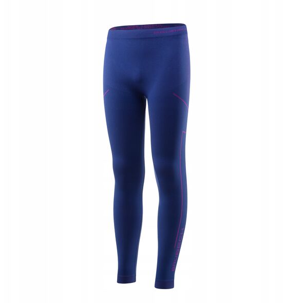 Παιδικό παντελόνι THERMO JUNIOR jeansowy/fioletowy 128/134