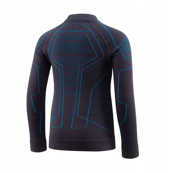 Παιδική μπλούζα THERMO KIDS LS1611K γραφίτης/μπλε 116/122