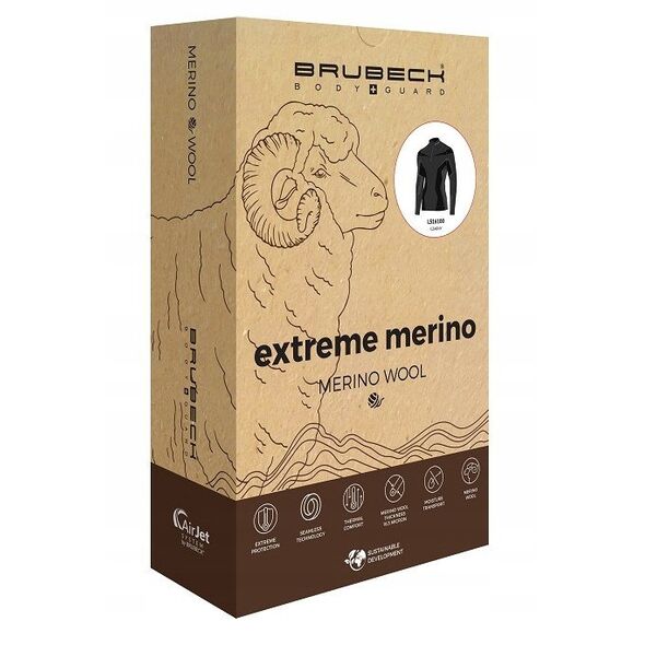 Ανδρικό παντελόνι EXTREME MERINO μαύρο XXL
