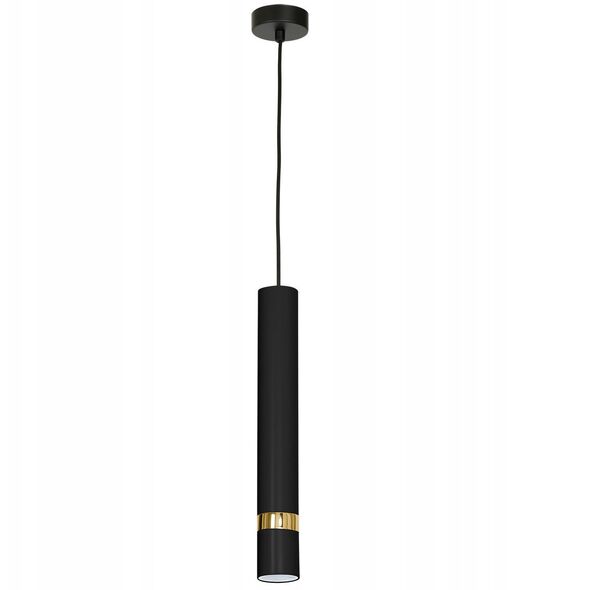 Luminex Reno 1554 κρεμαστό φωτιστικό 1x8W GU10 μαύρο/χρυσό