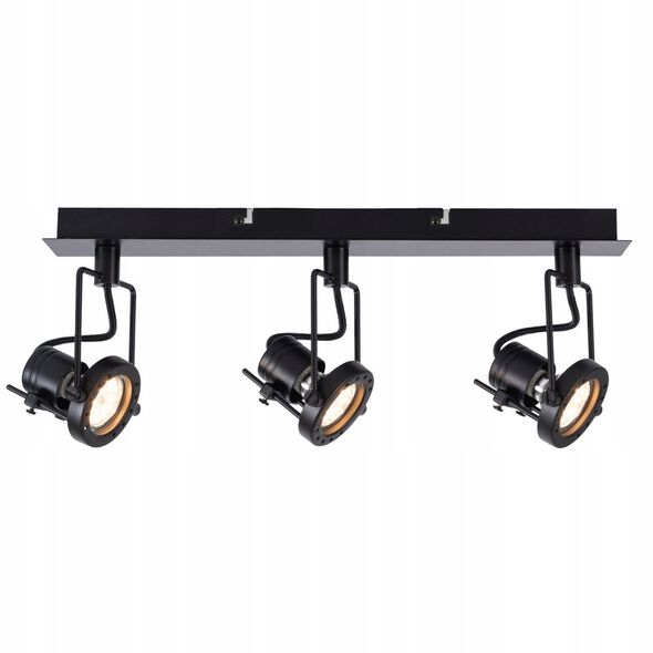 Reality Fiji 823703-02 ράγα οροφής φωτιστικό σποτ 3x50W GU10 μαύρο