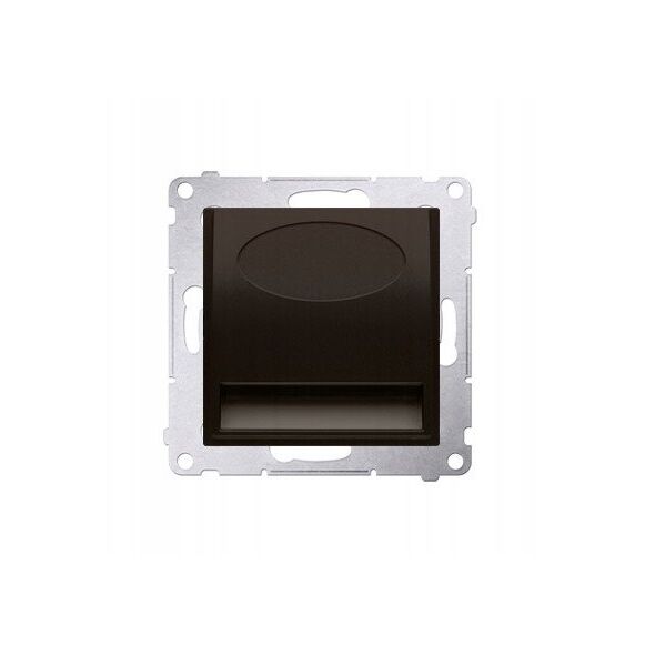 Φωτιστικό LED Kontakt-Simon Simon 54 DOSB.01/46 230 V AC 1.1 W ουδέτερο λευκό 4000K ματ καφέ