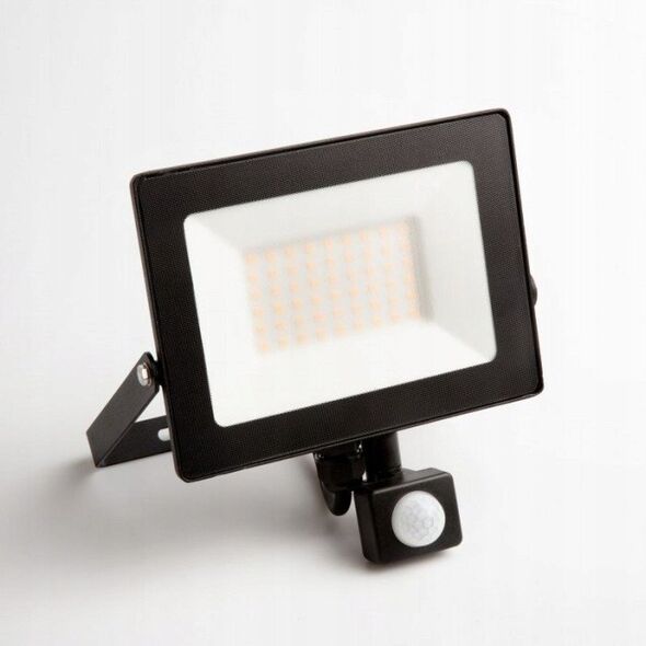 Προβολέας LED ECOLIGHT2 Eco Light EC79887 slim 50W 4500lm 4000K IP65 αισθητήρας κίνησης μαύρος
