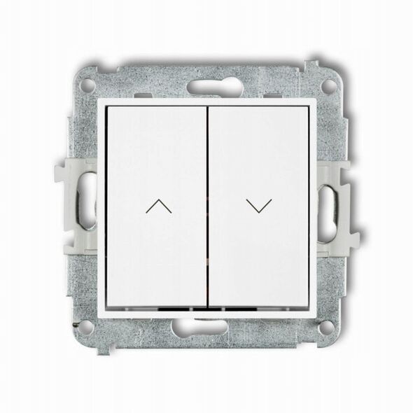 Διακόπτης περσίδων Karlik Mini 25MWP-8 λευκό ματ