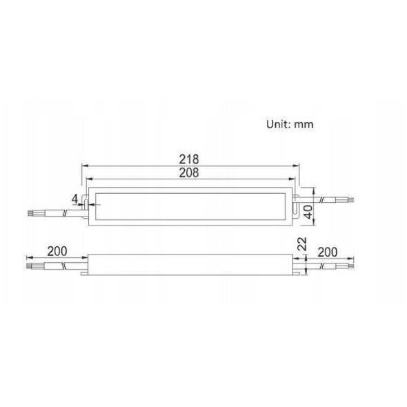 Prescot Σκληρός SCH-100-12 τροφοδοτικό LED στεγανό 12V 100W λευκό
