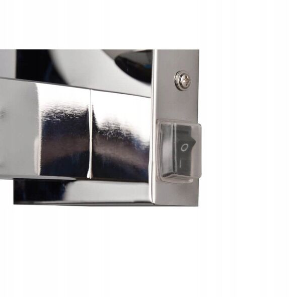 Trio Kula 284270106 απλίκα τοίχου 1x10W E14 IP44 λευκό/χρώμιο