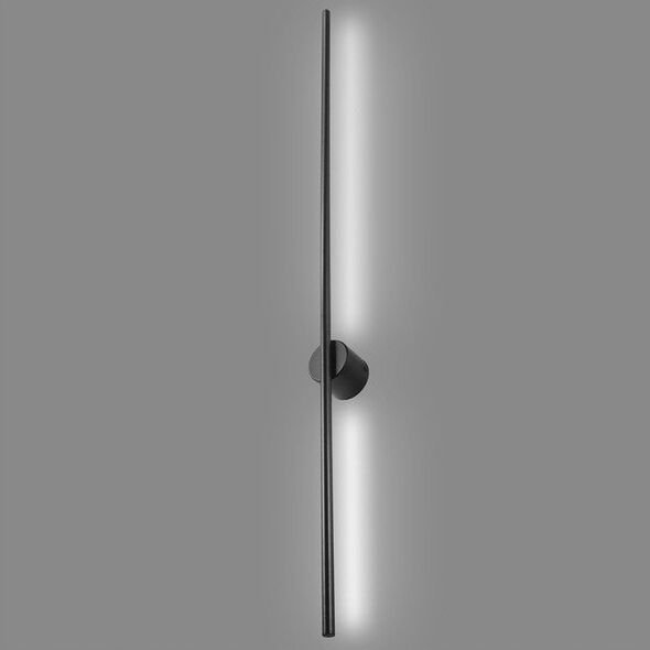 Lamkur Lana 47454 απλίκα τοίχου 1x2W LED 4000K 1600 lm μαύρο
