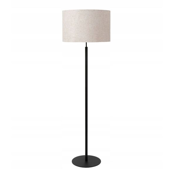 Φωτιστικό δαπέδου Lucide Maya 45709/81/38 1x40W E27 κρεμ/μαύρο