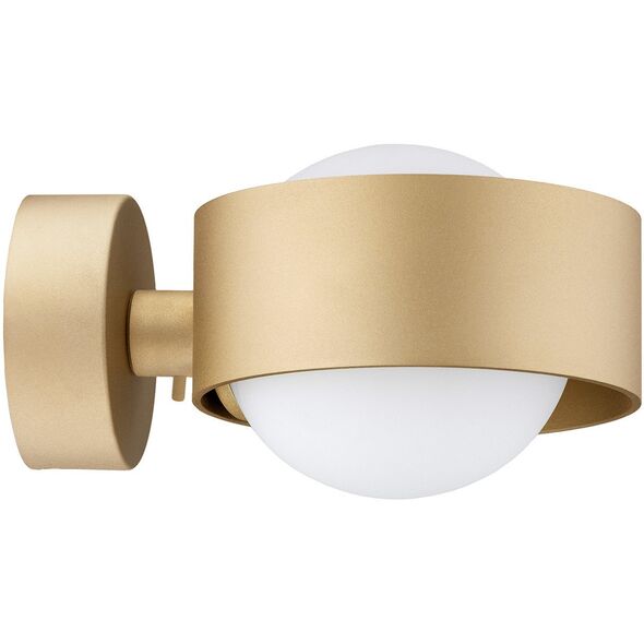 Argon Massimo Plus 8567 απλίκα τοίχου 1x6W G9 χρυσό/λευκό