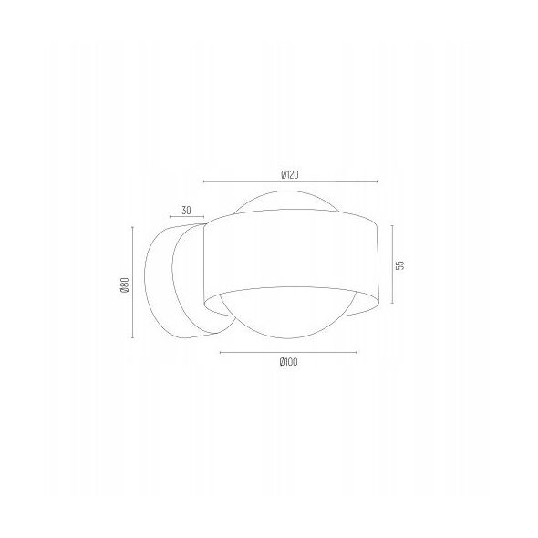 Argon Massimo Plus 8567 απλίκα τοίχου 1x6W G9 χρυσό/λευκό